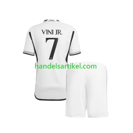 Real Madrid Vinicius Junior 7 Kinder Heim Trikotsatz 2023/24 Kurzarm